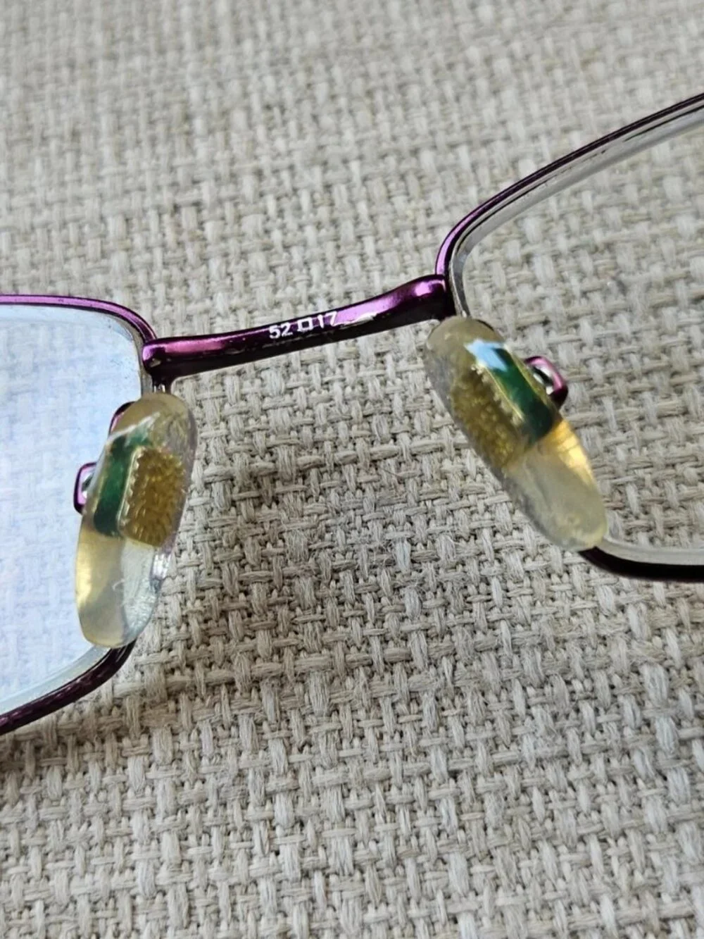 Anne Klein Women Glasses Frame AK9103 540 Eyewear Purple Tone Metal Eyeglasses